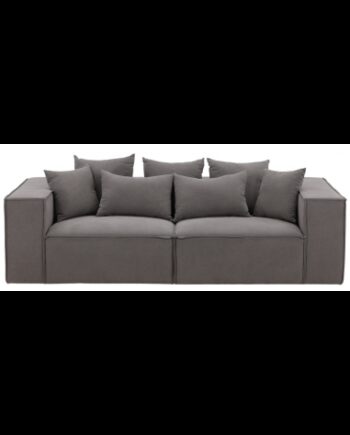 Holm Personers Sofa Linned 232 116 Grå på Afbetaling