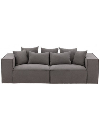 Holm Personers Sofa Linned 232 116 Grå på Afbetaling