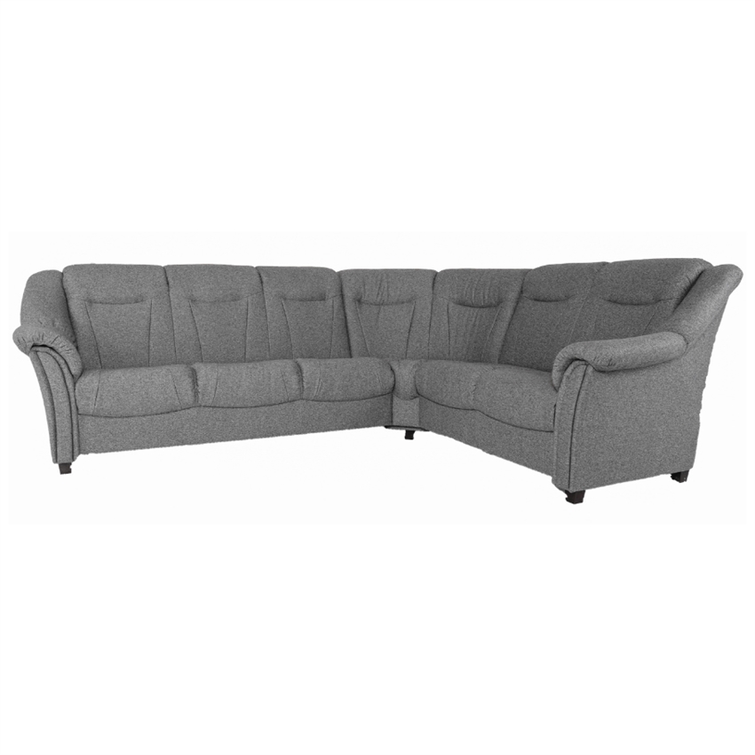 Holstebro Sofa Højrygget Sofa Grå Stof på Afbetaling
