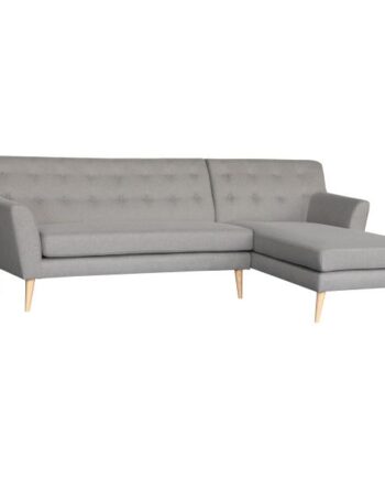 Homeville Padova Højrevendt Stof Grå 274x143x90cm på Afbetaling