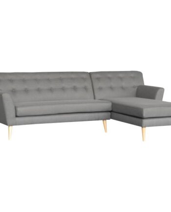 Homeville Padova Højrevendt Stof Mørkegrå 274x143x90cm på Afbetaling