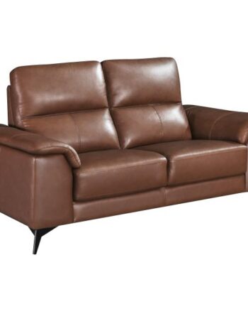 Homeville Pamplona Pers Læder Brun 162x93x91cm på Afbetaling