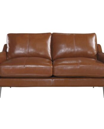 Homeville Sheffield Pers Læder Brun 145x91x81cm på Afbetaling