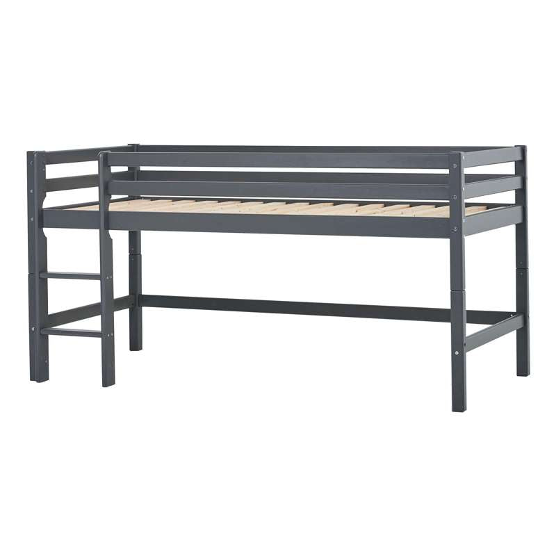Hoppekids Eco Dream Color Halvhøj Seng 90x200 Smoked Pearl på Afbetaling