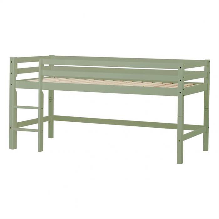 Hoppekids Eco Dream Halvhøj Seng Pale Green 200 på Afbetaling