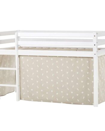Hoppekids Eco Dream Halvhøj Seng Pets Forhæng 70x160 Ikke Delbar på Afbetaling