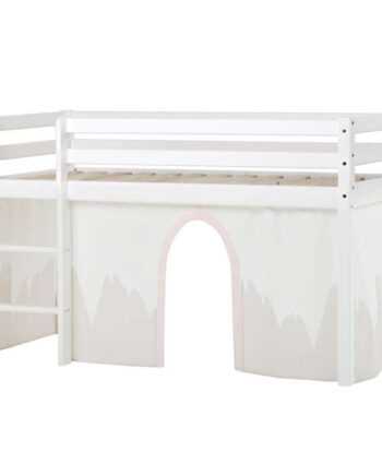 Hoppekids Eco Dream Halvhøj Seng Winter Wonderland Forhæng 70x160 Ikke Delbar på Afbetaling