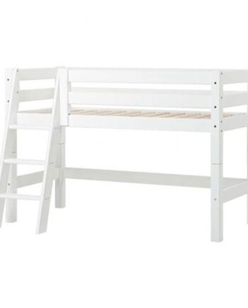 Hoppekids Eco Luxury Halvhøj Seng Med Skrå Stige 70x160 på Afbetaling