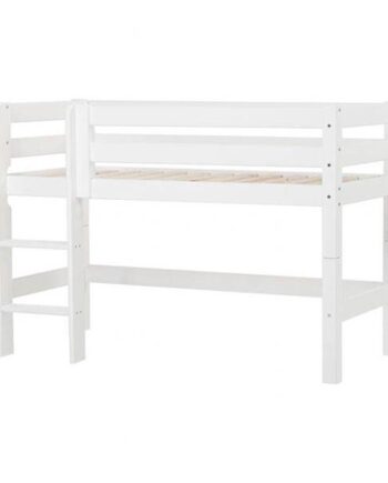 Hoppekids Eco Luxury Halvhøj Seng Med Stige 70x160 på Afbetaling