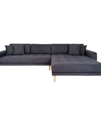 House Nordic Lido Lounge Sofa Mørkegrå Højrevendt Hn1045 på Afbetaling