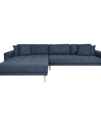 House Nordic Lido Lounge Sofa Venstrevendt Mørkeblå Hn1035 på Afbetaling