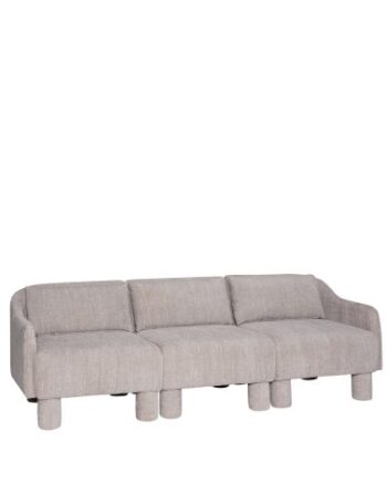 Hubsch Elegance Sofa Lysegrå 224 på Afbetaling