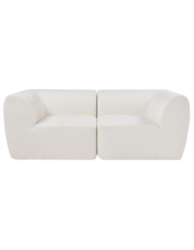 Hurva Modul Personers Sofa Boucl 216 108 Cremehvid på Afbetaling