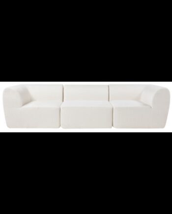 Hurva Modul Personers Sofa Boucl 313 108 Cremehvid på Afbetaling