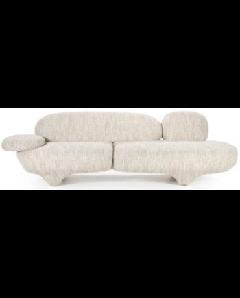 Jayden Personers Sofa Ruflet Polyester B265 Beige på Afbetaling