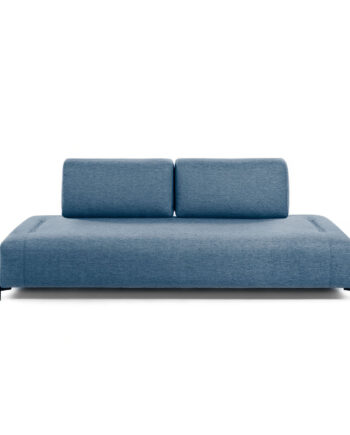 Kave Home Compo Pers Sofa Blå Stof Metal på Afbetaling