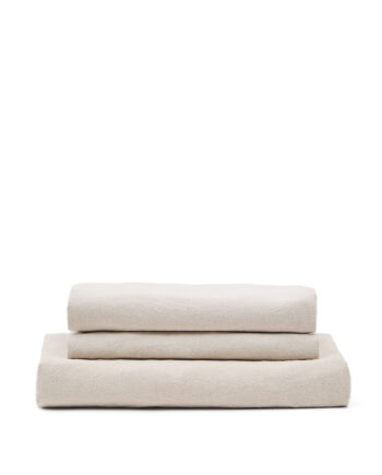 Kave Home Zenira Sofabetræk Til Pers Sofa Beige Bomuld Hør 230cm på Afbetaling