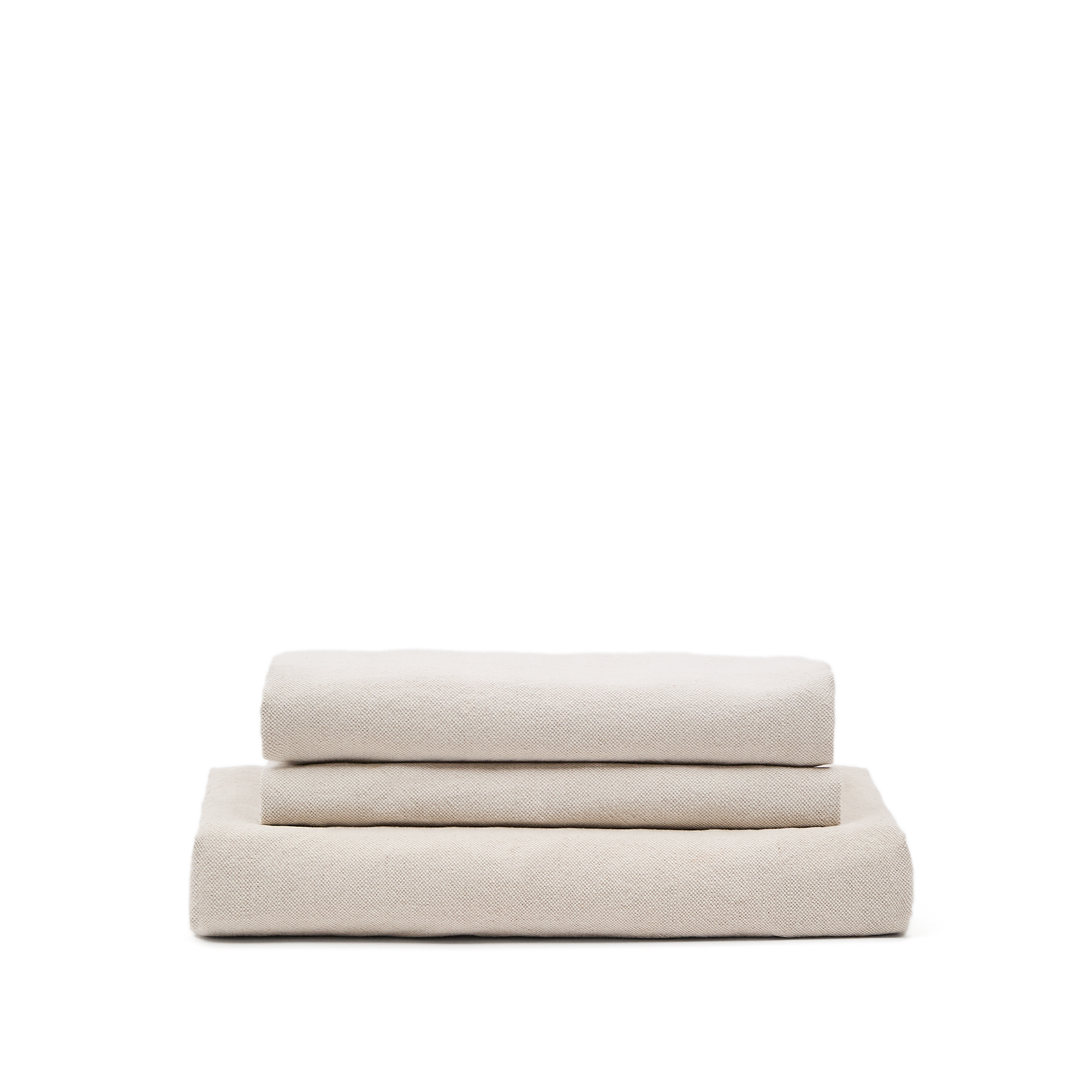 Kave Home Zenira Sofabetræk Til Pers Sofa Beige Bomuld Hør 230cm på Afbetaling