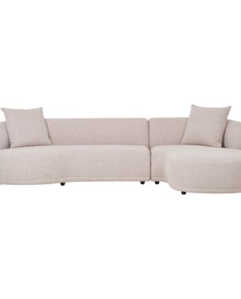 Kingston Loungesofa Loungesofa Med Puder Højrevendt Natur Hn1295 på Afbetaling
