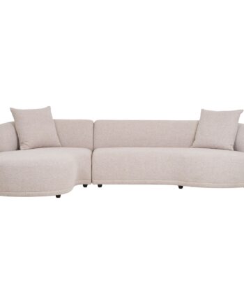 Kingston Loungesofa Loungesofa Med Puder Venstrevendt Natur Hn1295 på Afbetaling