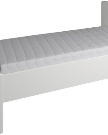 Krone Seng Med Gavl Som Enkelt Dobbeltseng Bredde Fra 180 Længde Fra 190 210 100 Hvid 210 på Afbetaling
