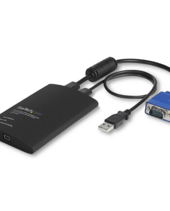 Kvm Switch Startech Notecons02 Usb Til Vga Sort på Afbetaling