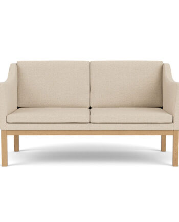 L45 Mk154 Mogens Koch Pers Sofa Beige Stof Egetræsben på Afbetaling