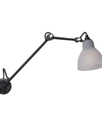 Lampe Gras 122 Badeværelse Væglampe Sort Polycarbonat på Afbetaling