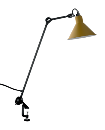 Lampe Gras 201 Arkitektlampe Sort Gul på Afbetaling