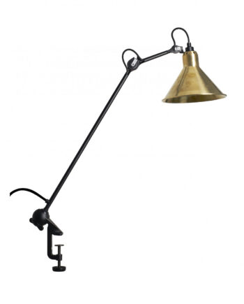 Lampe Gras 201 Arkitektlampe Sort Messing på Afbetaling