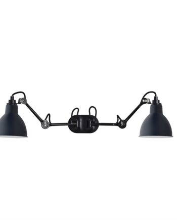 Lampe Gras 204 Double Væglampe Sort Blå på Afbetaling