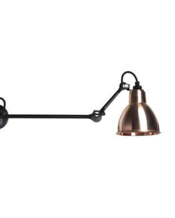 Lampe Gras 204 L40 Væglampe Sort Kobber på Afbetaling