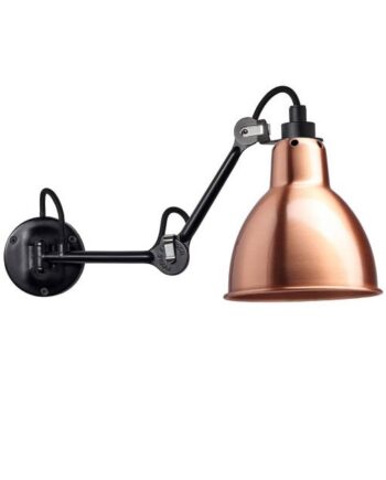 Lampe Gras 204 Væglampe Sort Kobber på Afbetaling