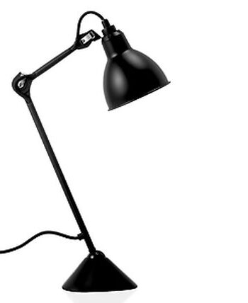 Lampe Gras 205 Bordlampe Sort  Sort  Round Nej Tak på Afbetaling