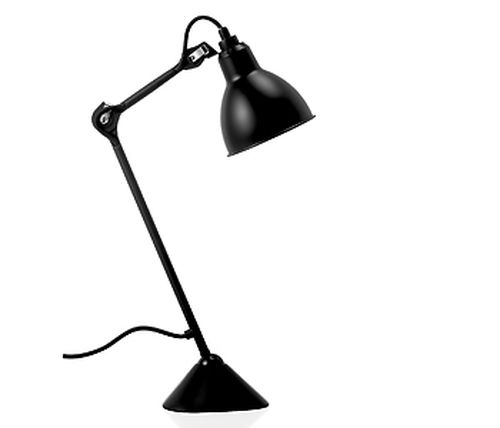 Lampe Gras 205 Bordlampe Sort Sort Round Nej Tak på Afbetaling