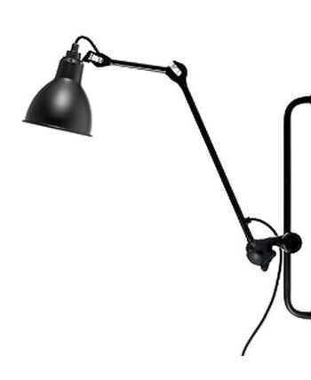 Lampe Gras 210 Væglampe Krom Sort på Afbetaling