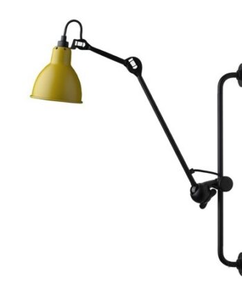 Lampe Gras 210 Væglampe Sort Gul på Afbetaling