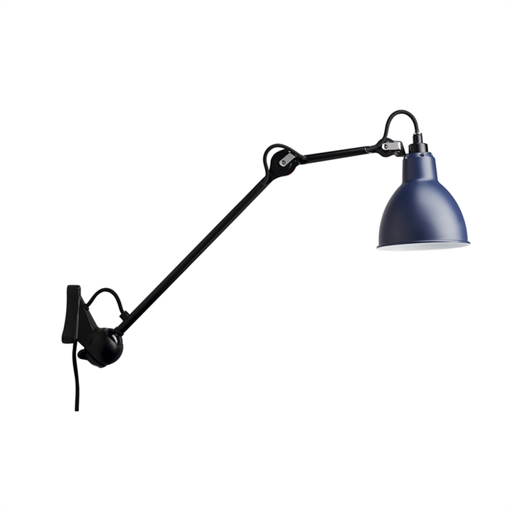 Lampe Gras 222 Væglampe Sort Blå på Afbetaling