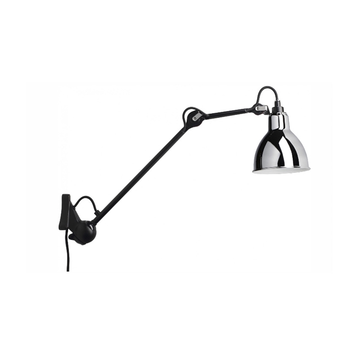 Lampe Gras 222 Væglampe Sort Krom på Afbetaling