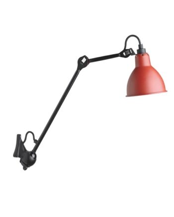 Lampe Gras 222 Væglampe Sort Rød på Afbetaling