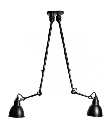 Lampe Gras 302 Double Loftlampe Sort på Afbetaling