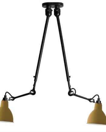 Lampe Gras 302 Double Loftlampe Sort Gul på Afbetaling