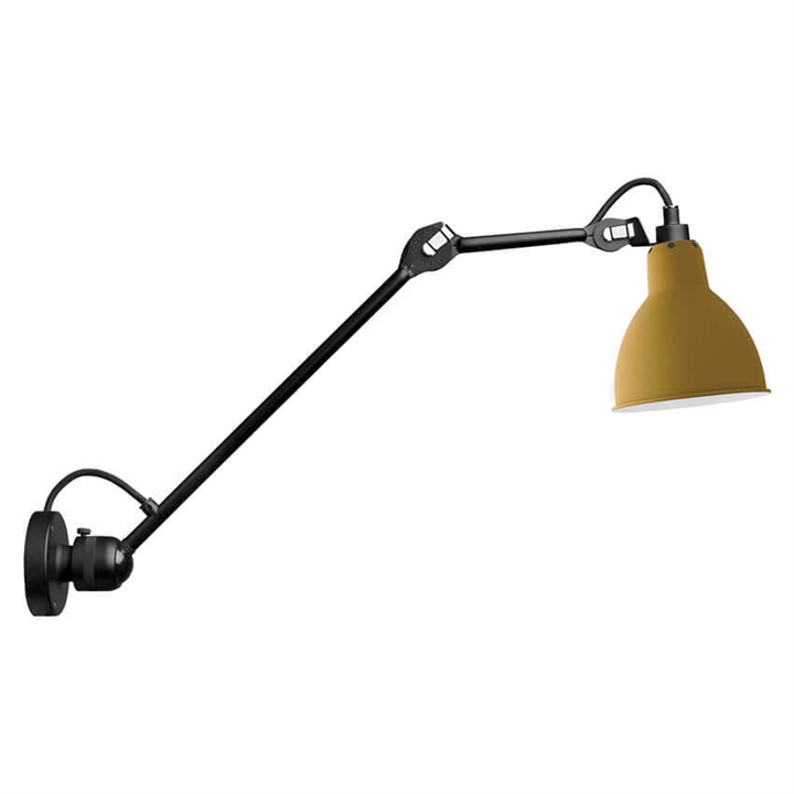 Lampe Gras 304 L40 Væglampe Sort Gul på Afbetaling
