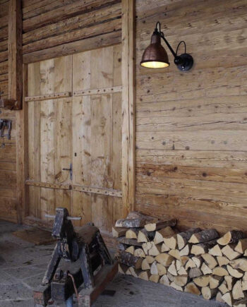 Lampe Gras 304 Outdoor Væglampe Sort  Sort på Afbetaling