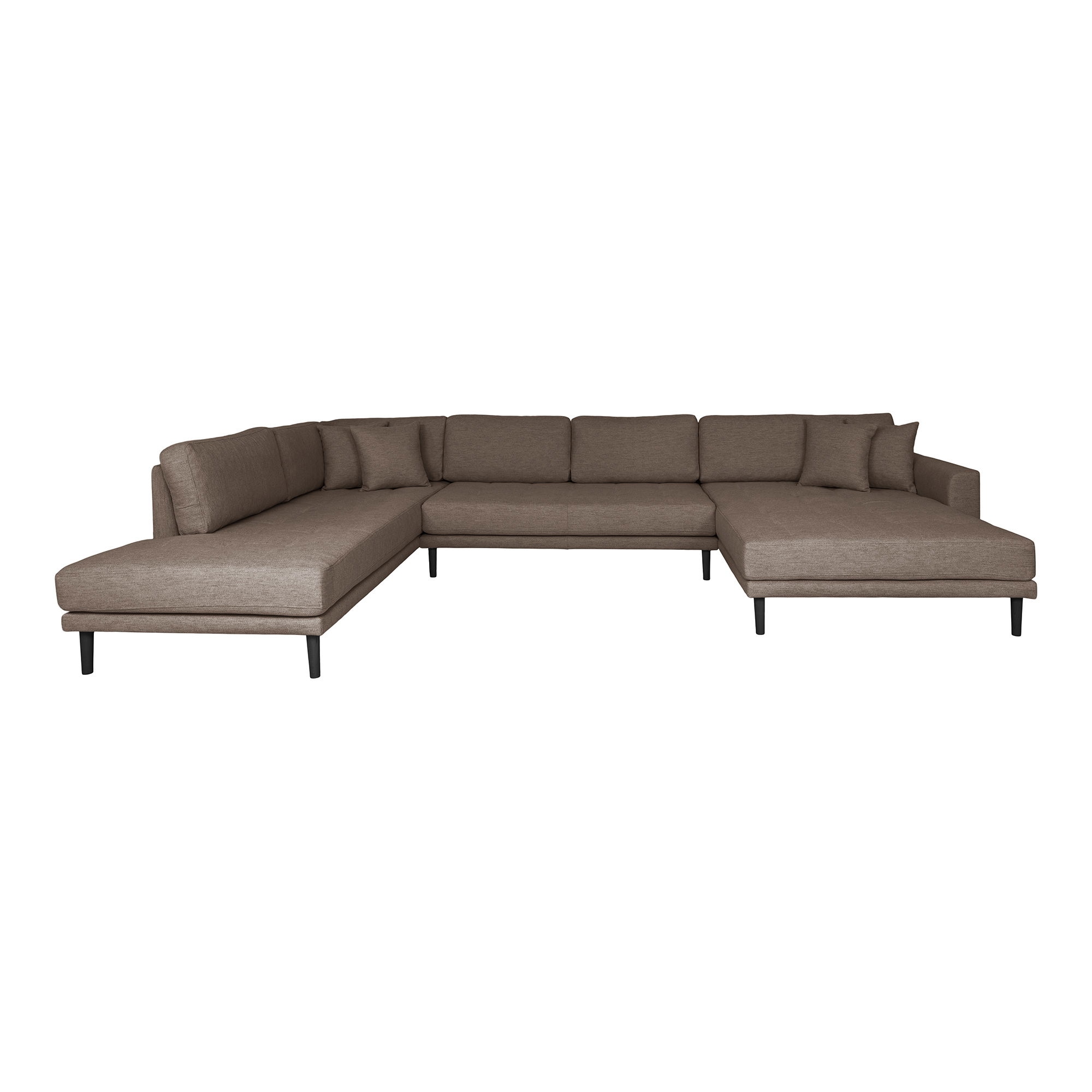 Lido Sofa Brun Stof på Afbetaling