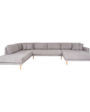 Lido Sofa Lysegrå Stof på Afbetaling
