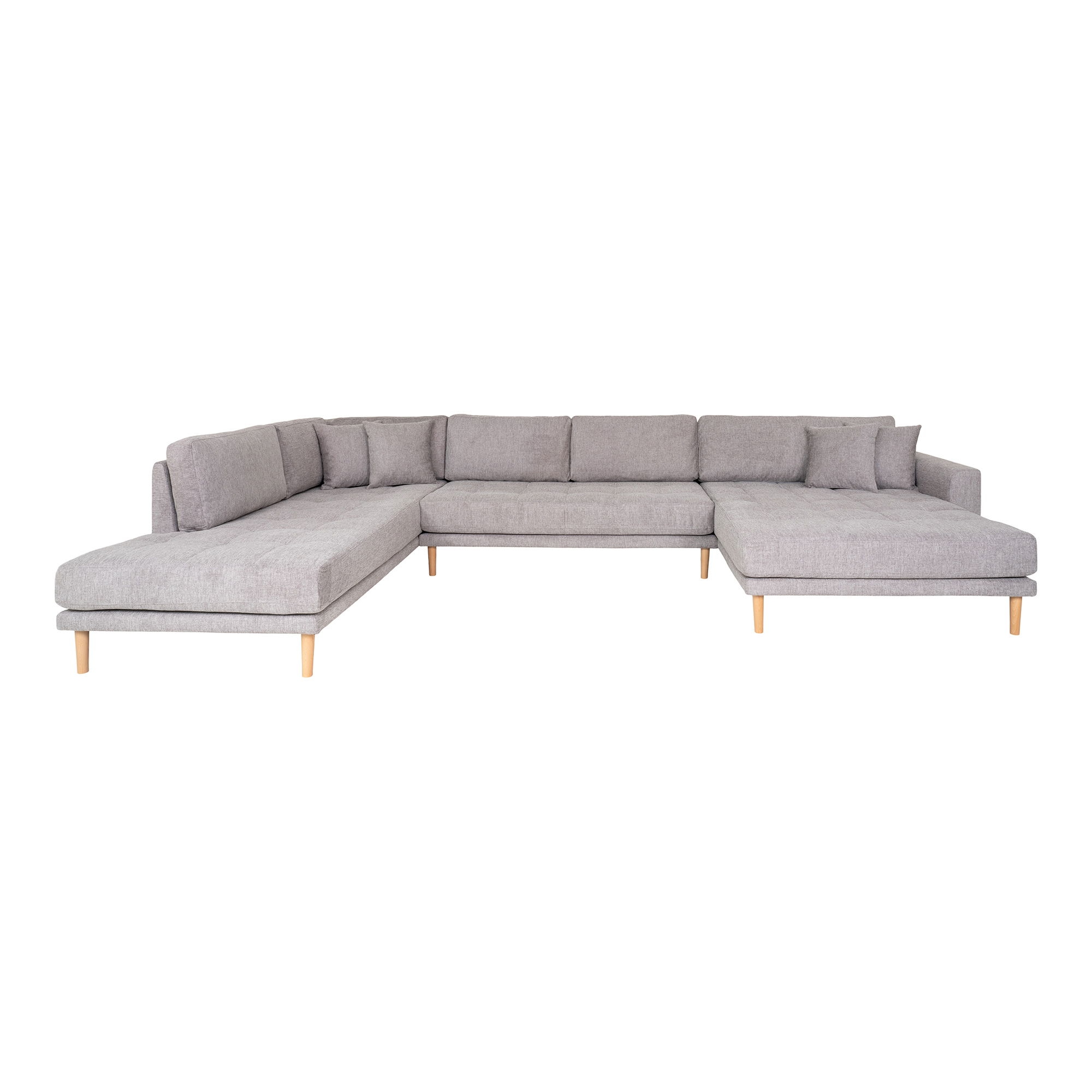 Lido Sofa Lysegrå Stof på Afbetaling
