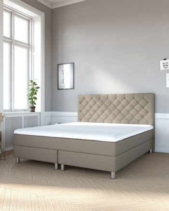 Livingbed Karma Classic Kontinental Seng 140x200 Inkl Latex Topmadras Luksuriøs Komfort Elegance på Afbetaling