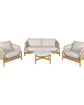 Lounge Sæt Sofa Stole Bord på Afbetaling