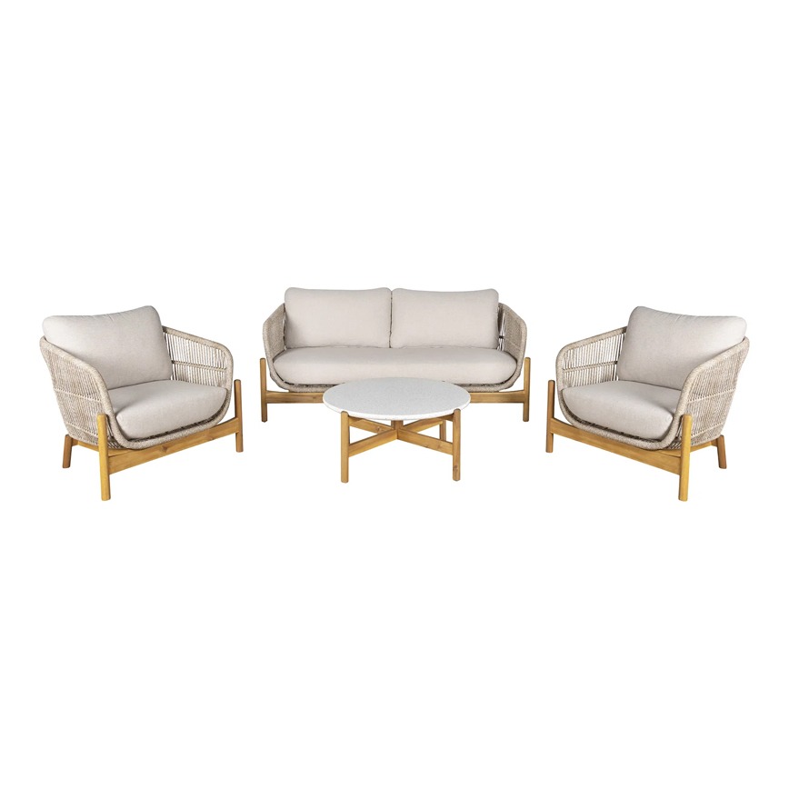 Lounge Sæt Sofa Stole Bord på Afbetaling